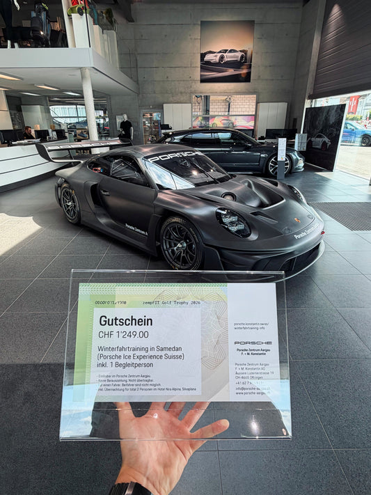 Porsche Special Prize an der zempFIT Golf Trophy 2026 organisiert von Vanessa Zemp